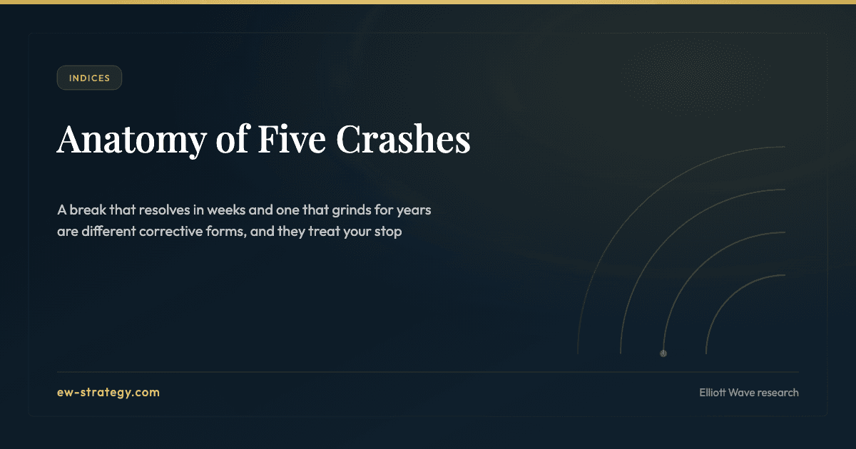 Anatomy of Five Crashes
