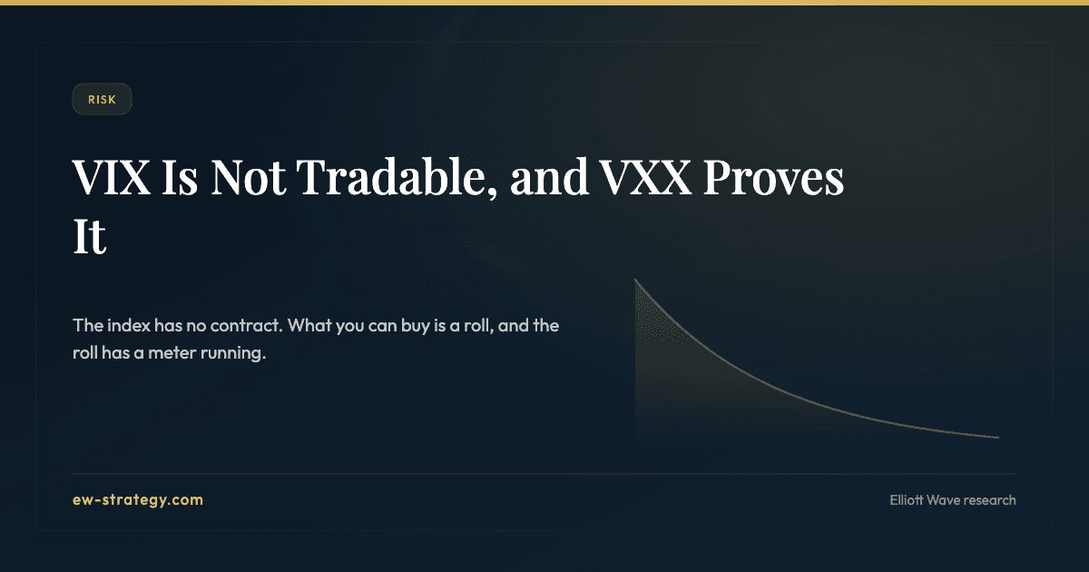 VIX Is Not Tradable, and VXX Proves It
